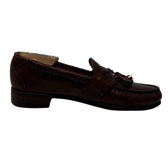 Allen Edmonds Maxwell leather tassel men’s loafers size 9 B - Picture 7 of 11